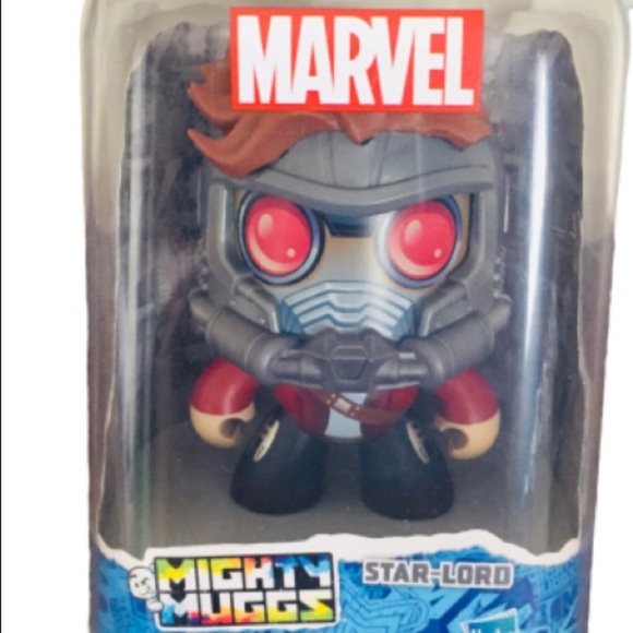 NWT MARVEL Mighty Muggs Star-Lord #14 Collectible Play Figure Grey One Size - Picture 3 of 7